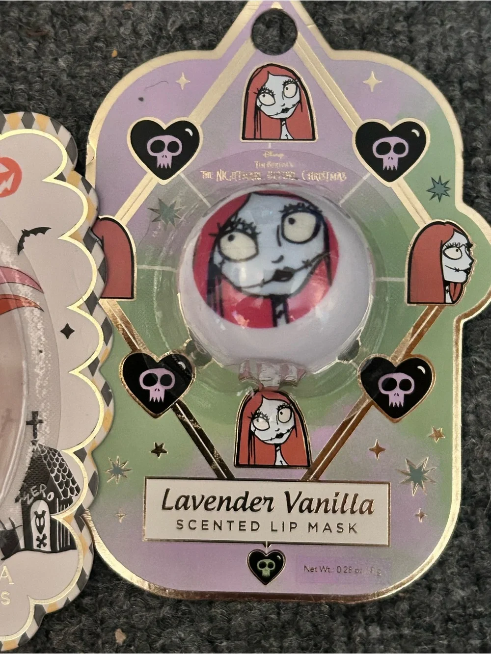 Nightmare Before Christmas Sally Lip Balm Ball & Zero Lip Gloss Set